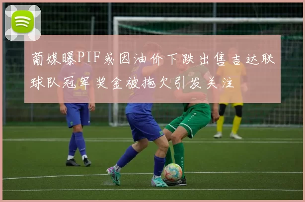 葡媒曝PIF或因油价下跌出售吉达联球队冠军奖金被拖欠引发关注